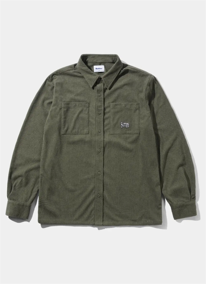 Butter Goods Grid Corduroy Skjorta