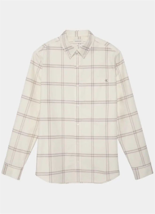 Calvin Klein Windowpane Oxford Shirt