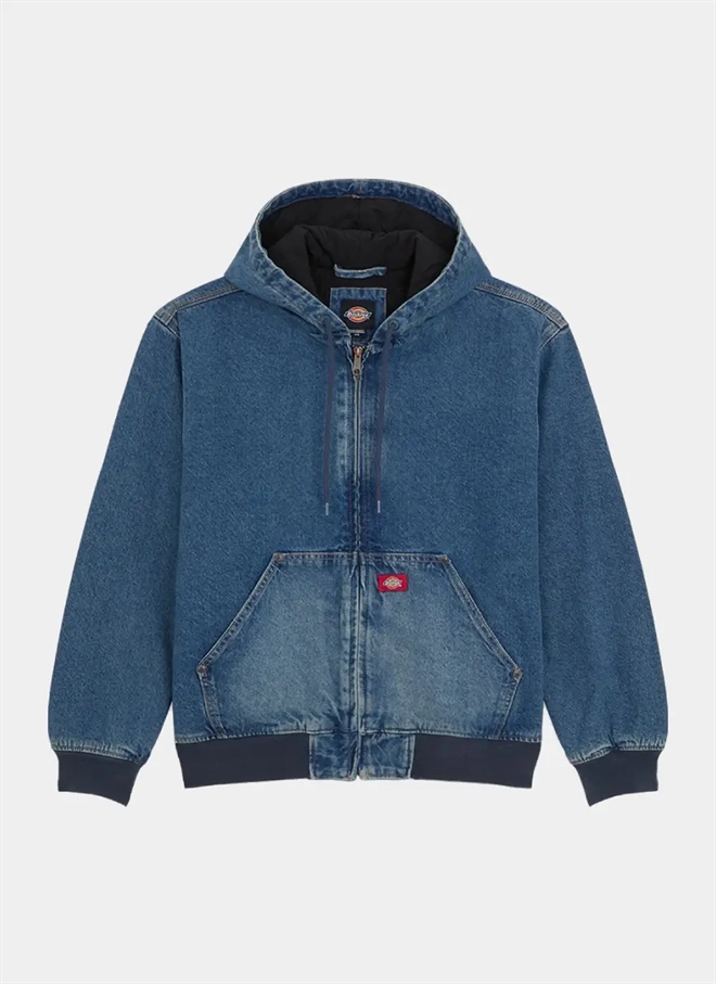 Dickies Hilham Lined Denim Hooded Bombjacka
