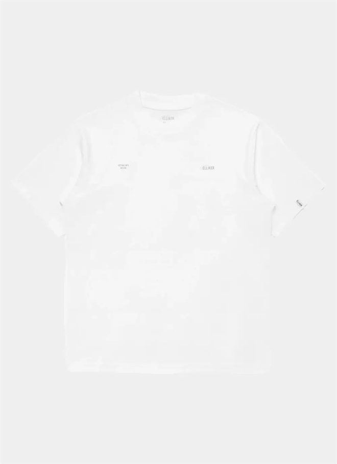 Elliker Rill T-shirt med logotryck