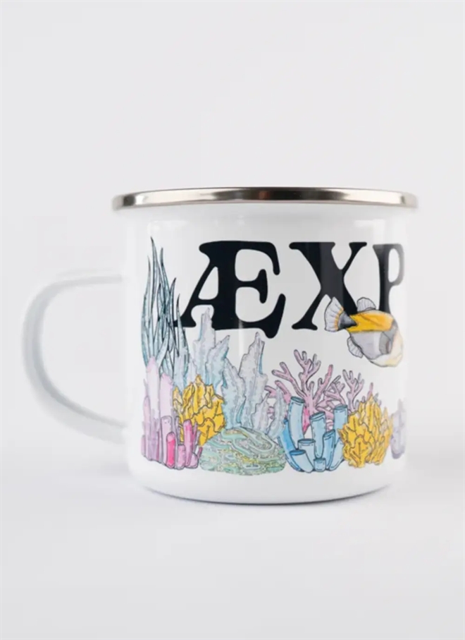 Lakor Underwater Garden Emaljmugg