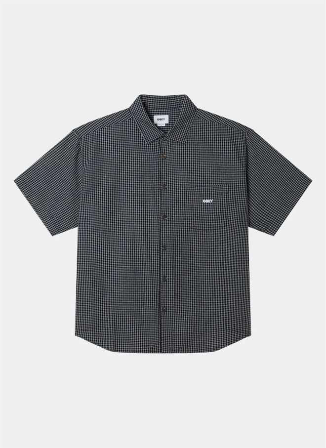 Obey Bigwig Frank Woven K/K Skjorta