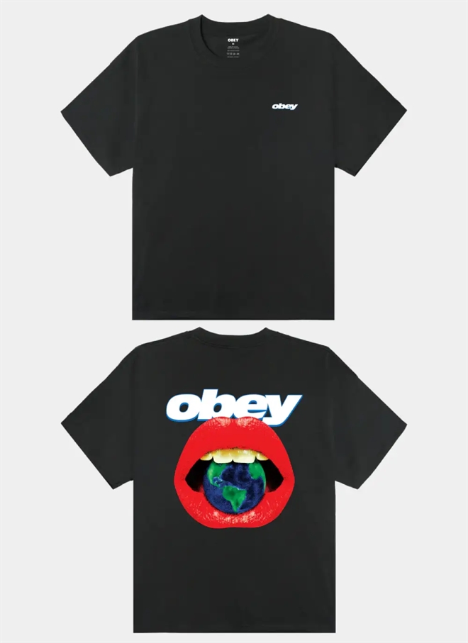 Obey Läppar T-shirt