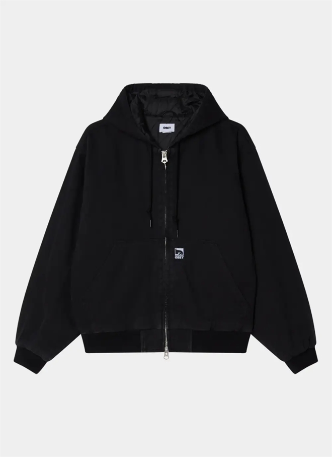 Obey Randy Zip Up Hooded Jacka