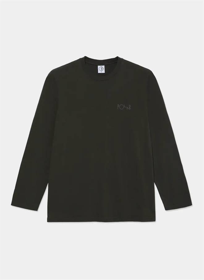 Polar Skate Co. Steve Stroke Logo T-Shirt L/S