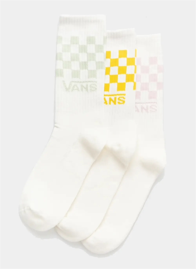 Vans Classic Check Crew 3-Pack Strumpor